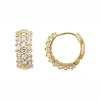 Pave CZ Hoops