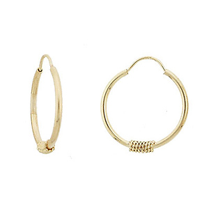 Wire Hoop Earrings