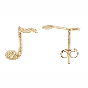 Mini Music Note Earrings