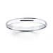 Classic 2mm White Gold Benchmark Wedding Band thumb 0