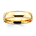 5mm Comfort Fit Milgrain Yellow Gold Benchmark Ring thumb 0