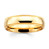 5mm Comfort Fit Milgrain Yellow Gold Benchmark Ring