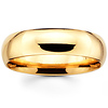 6mm Classic Comfort Fit Yellow Gold Benchmark Wedding Band