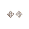 14K Cubic Zirconia Stud Earring