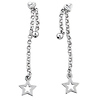 Adjustable Hanging Star Dangle 14k Earrings