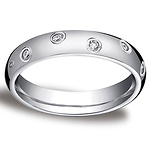 4mm Platinum Eternity Comfort Fit Ring (0.24ctw)