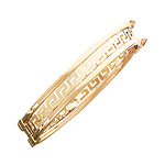 14K Italian Greek Key Bangle