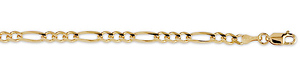 4mm Figaro Bracelet