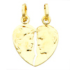 Man Women Broken Heart Charm