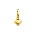 14K Small Heart Pendant