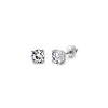14K 4 Prong Round Solitaire Diamond Stud Earrings 0.20ctw