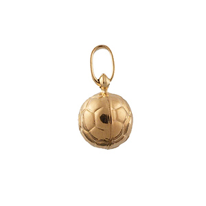 14K Mini Soccer Ball Charm