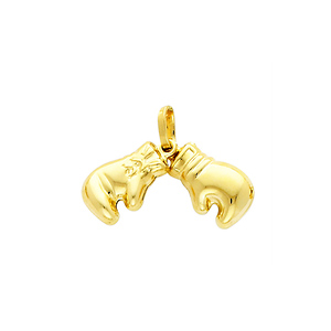 14K Boxing Gloves Pair Charm