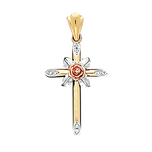 Rose CZ Cross