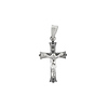 White Gold Crucifix