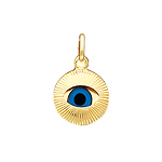 14K Small Evil Eye Charm