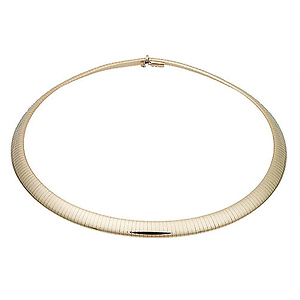 8mm Domed Omega Necklace