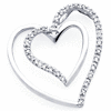 14K Diamond Heart Pendant (0.15 ctw)