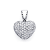 Diamond Stone Heart Pendant (0.32 ctw)