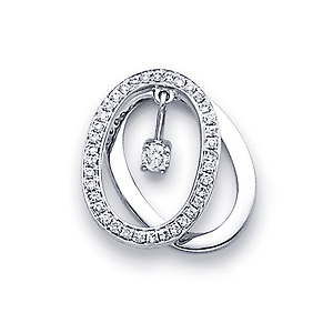 18K Fancy Diamond Pendant (0.16 ctw)