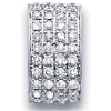 14K Rectangle Shape Diamond Pendant (0.34 ctw)