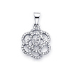 14K Fancy Diamond Flower Pendant (0.30 ctw)