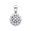 Fancy Flower Diamond Pendant (0.43 ctw)