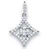 18K Fancy Diamond Pendant (0.28 ctw)