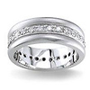 Diamond Wedding Band 14K White Gold 0.56 TCW