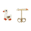 Mini Duck Italian Stud Earrings