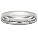 Platinum 4mm Milgrain Wedding Ring thumb 0