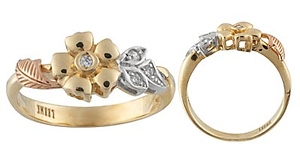 Flower CZ Ring