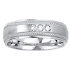 Bezel Round Diamond 14K Wedding Ring
