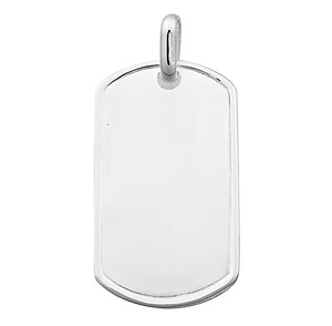 Silver Dog Tag