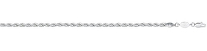 4mm Silver Diamond Cut Bracelet