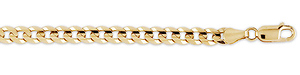 6mm Concave Curb Bracelet