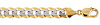 11mm White Pave Curb (Cuban) Bracelet