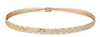 14K Yellow Gold Etched Bangle