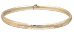 6mm Rounded 14K Yellow Gold Bangle Bracelet