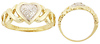 Golden Heart Ring