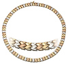 Stampato style  tri color necklace