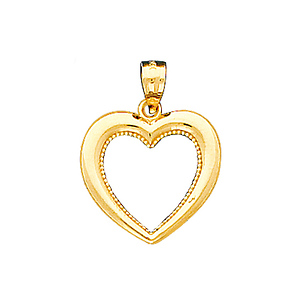 Gold Heart Charm