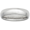 5mm Comfort Fit Platinum Benchmark Wedding Band