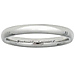 3mm Comfort Fit Platinum Benchmark Wedding Band thumb 0