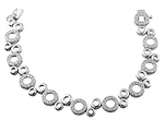 Silver CZ Diamond Bracelet