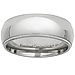 8mm Milgrain Comfort Fit Platinum Wedding Band thumb 0