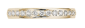 3mm Channel Diamond Eternity Benchmark Ring