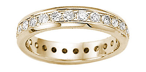 4mm Diamond Eternity Ring