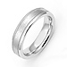 5mm Brush Finish Milgrain Wedding Band thumb 0