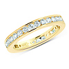 14K Yellow Gold 1.00 ctw Channel Set Eternity Ring